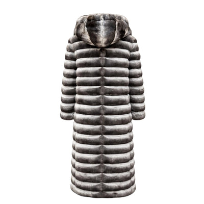Men's Full Length Chinchilla with Hood