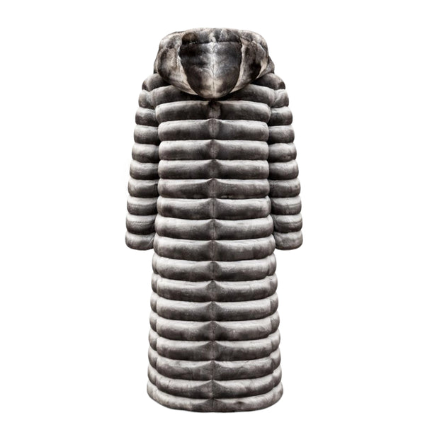 Men's Full Length Chinchilla with Hood