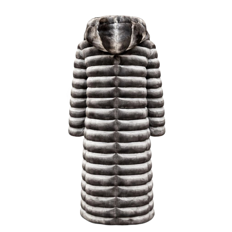 Men's Full Length Chinchilla with Hood