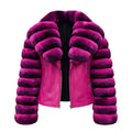 Chinchilla Coat with Leather and Collar