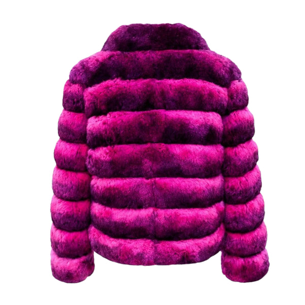 Waist Length Chinchilla with Neck Collar