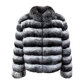 Waist Length Chinchilla with Neck Collar