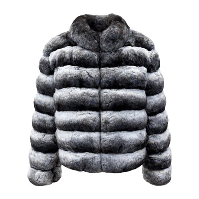 Waist Length Chinchilla with Neck Collar