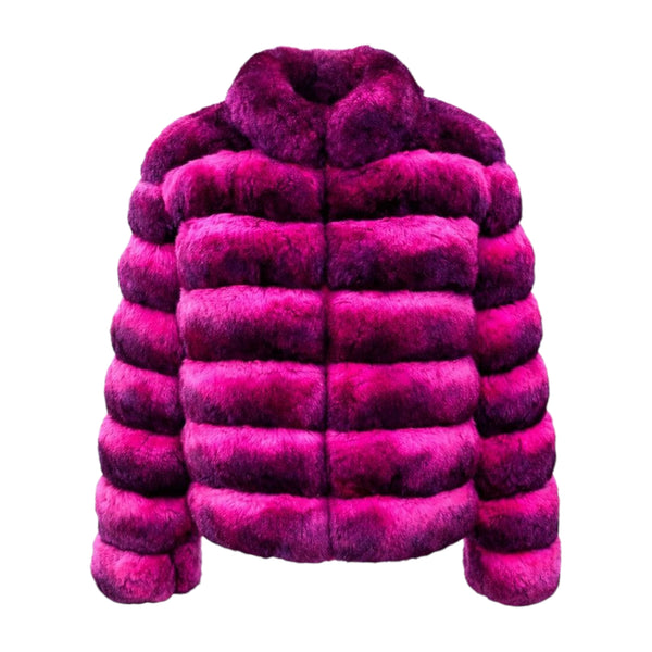 Waist Length Chinchilla with Neck Collar