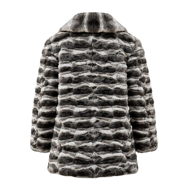 3/4 Chinchilla Mosaic Stroller with Full Collar