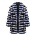 3/4 Chinchilla Coat with Full Collar