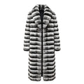 Full Length Chinchilla Coat with Collar