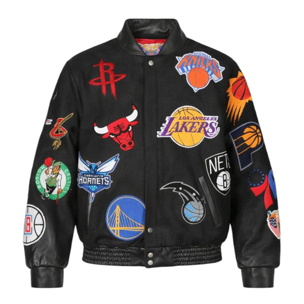 Jeff Hamilton NBA Patch Varsity Jacket