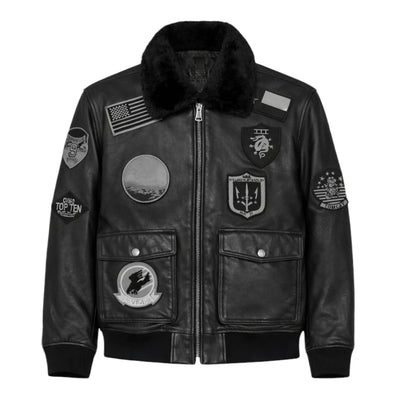 Blackout Command Aviator Jacket