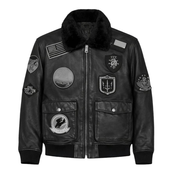 Blackout Command Aviator Jacket