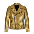 Biker Style Python Jacket
