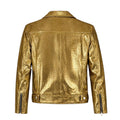 Biker Style Python Jacket