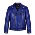 Biker Style Python Jacket