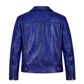 Biker Style Python Jacket