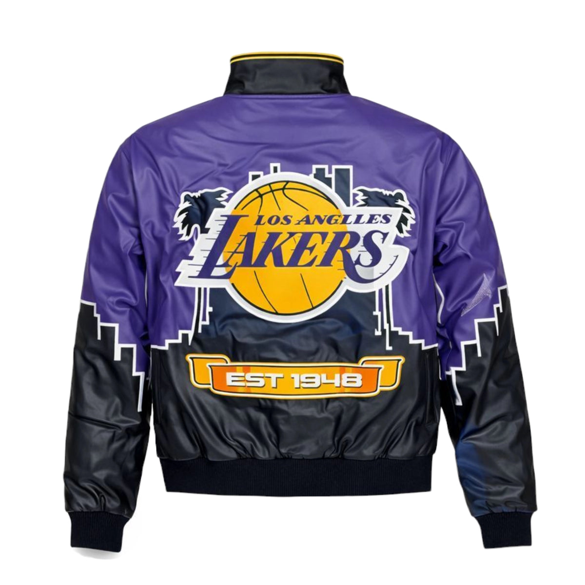 Jeff Hamilton LA Lakers Skyline Jacket – Daniel's Leather