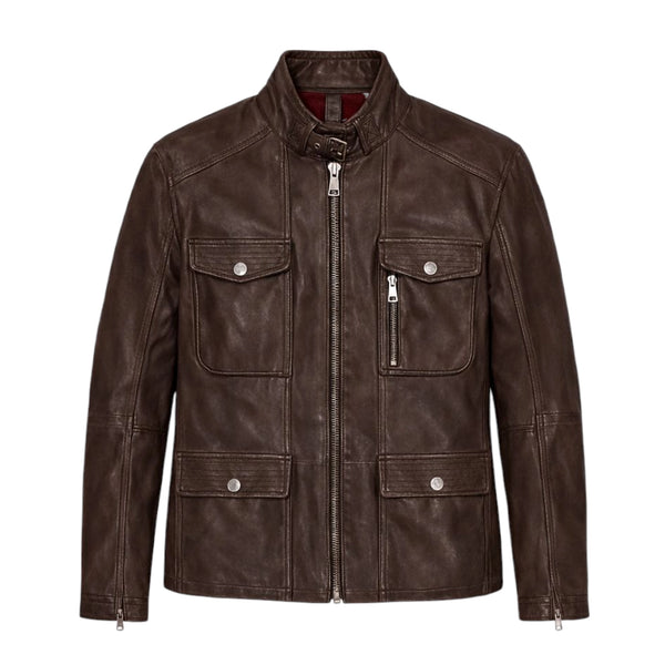 Heritage Lambskin Four Pockets Jean Jacket