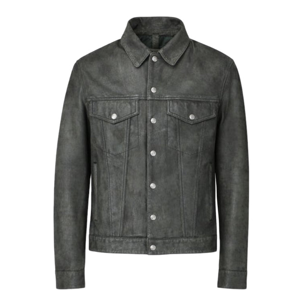 Suede Jean Jacket