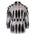 3/4 Rex Rabbit Double Breasted Coat