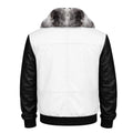Leather Jacket With Chinchilla Collar