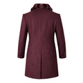 Wool Coat with Chinchilla Collar