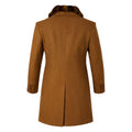 Wool Coat with Chinchilla Collar
