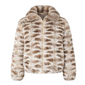 Natural Crosscut Chinchilla Bomber