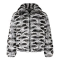 Natural Crosscut Chinchilla Bomber