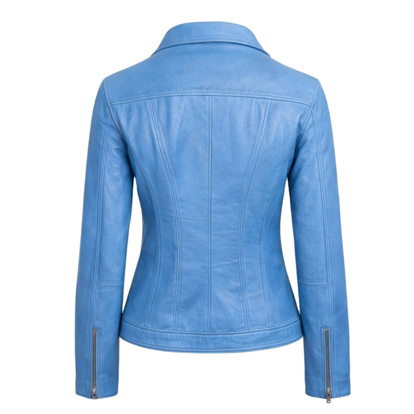 Modern Line Leather Jacket