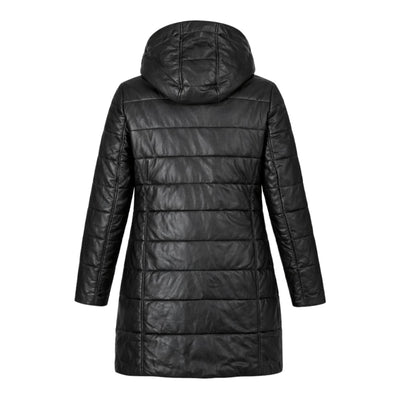 Leather Bubble Jacket
