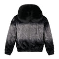 Women's Mink Bomber with Fox Collar