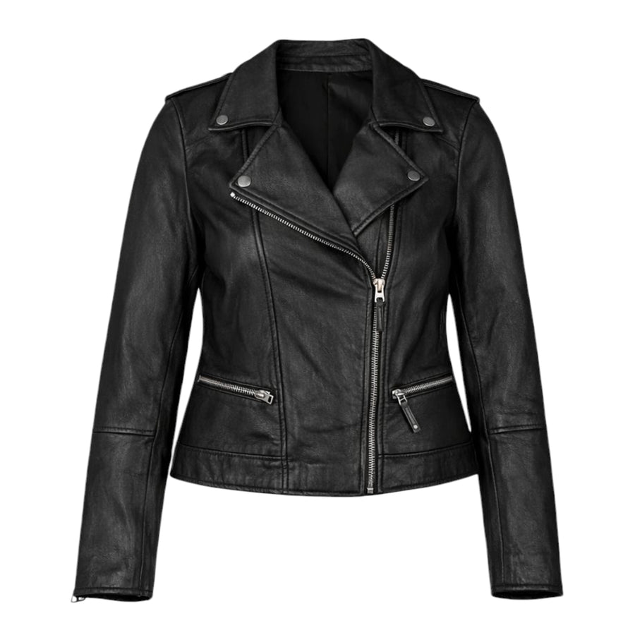 Basic Black Leather with Collar