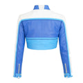 Cropped Leather Moto Jacket