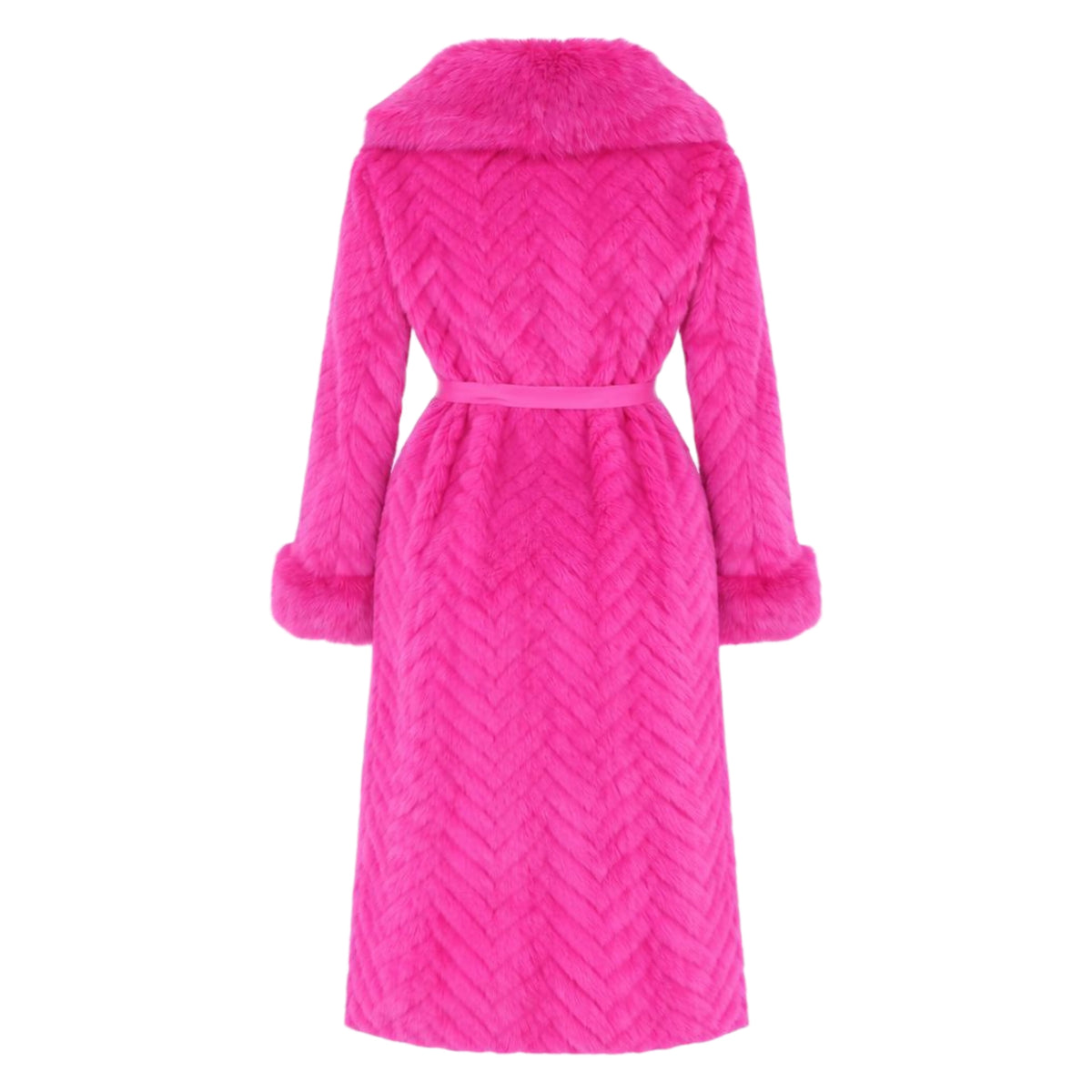 Mink Coat 逆毛 ダークミンク 尻尾飾り付き　裏地スカーフ柄　15号 Mink Tails Trench Coat with Natural Fox Collar – Daniel's Leather