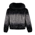 Women's Mink Bomber with Fox Collar