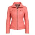 Modern Line Leather Jacket