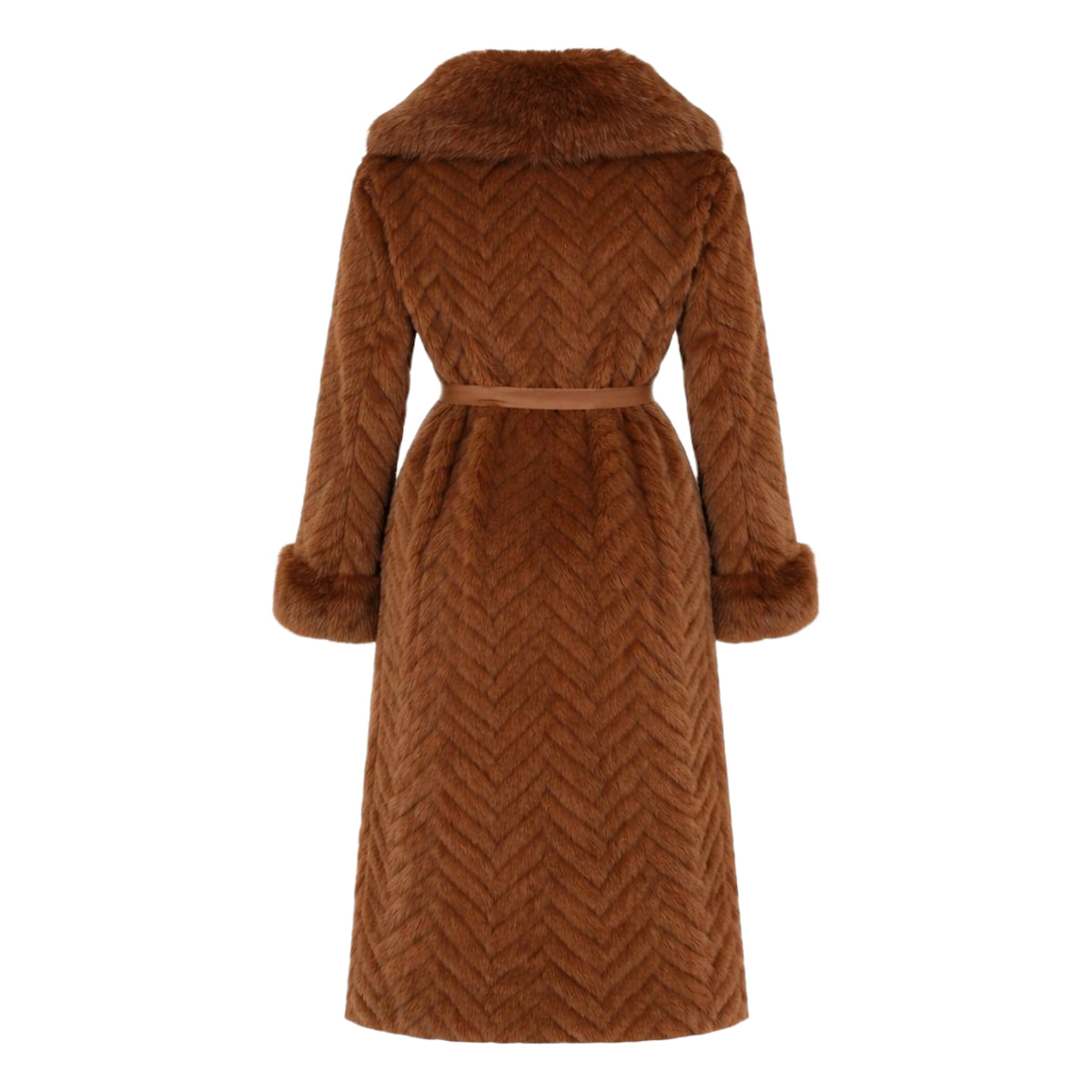 Mink Coat 逆毛 ダークミンク 尻尾飾り付き　裏地スカーフ柄　15号 Mink Tails Trench Coat with Natural Fox Collar – Daniel's Leather