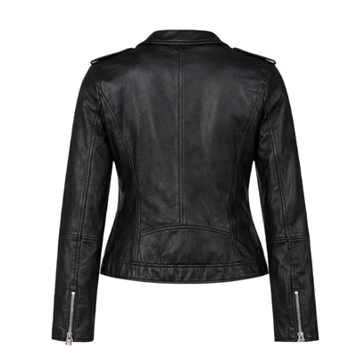 Basic Black Leather with Collar