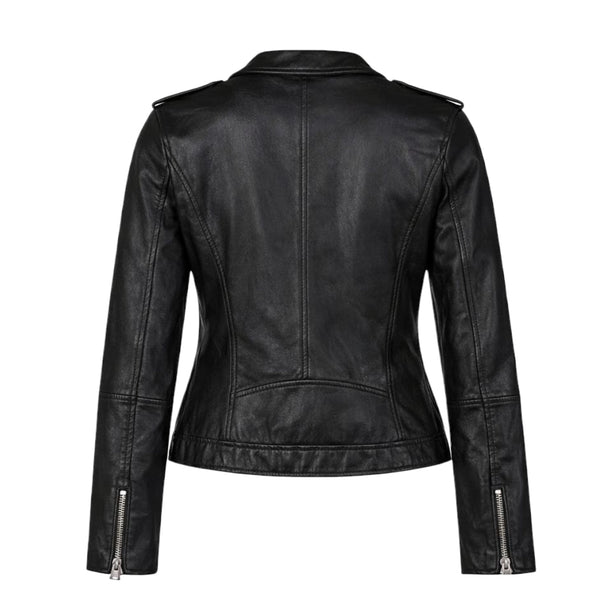 Basic Black Leather with Collar