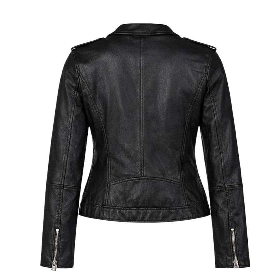 Basic Black Leather with Collar