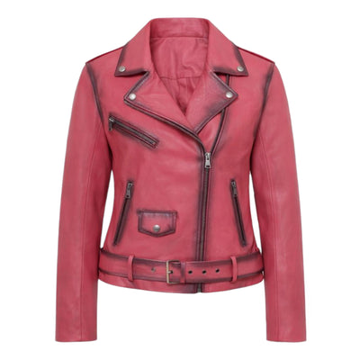 Retro Moto Leather Jacket