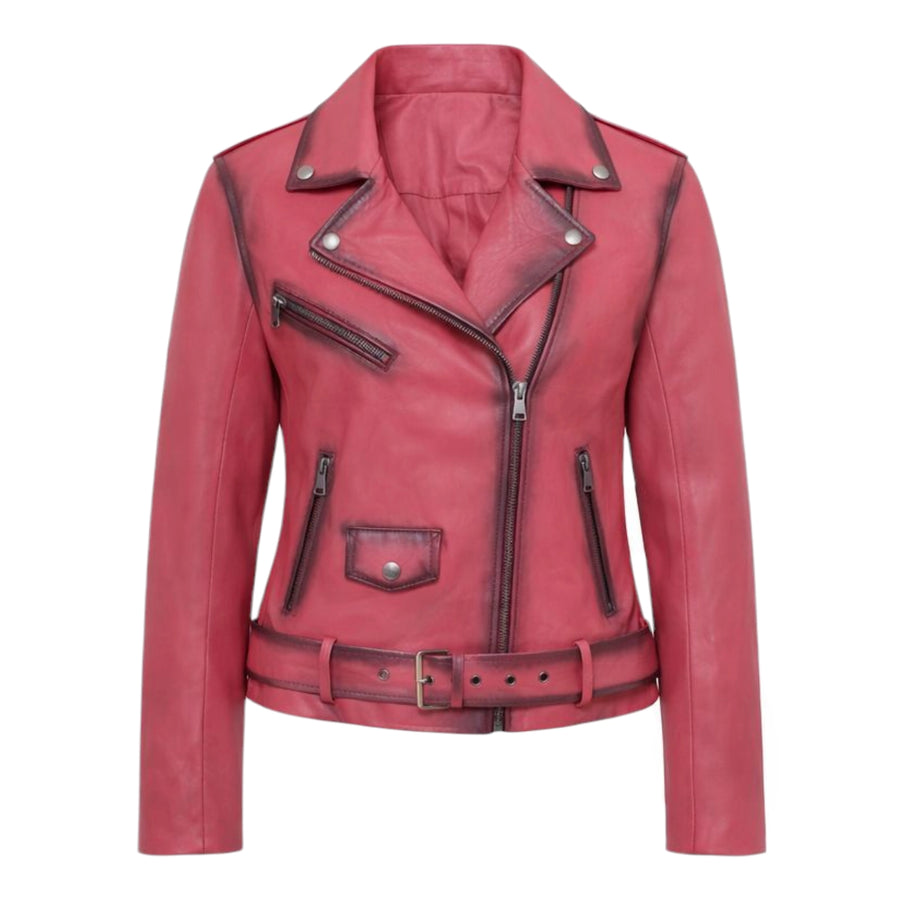 Retro Moto Leather Jacket