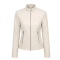 Lambskin Fitted Biker Jacket