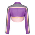 Cropped Leather Moto Jacket