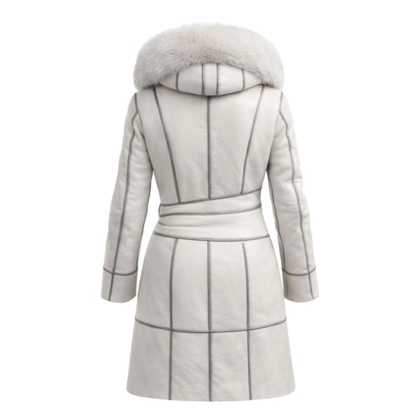 Acro Shearling with Fox Hood and Middle Lining