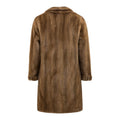 Brown Mink Trench Coat