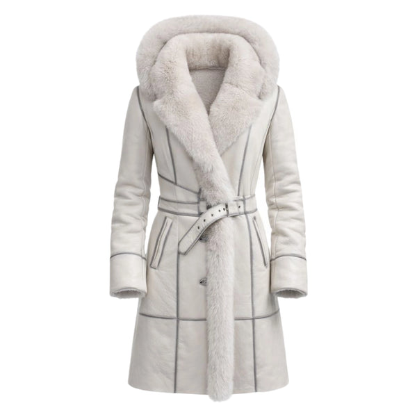 Acro Shearling with Fox Hood and Middle Lining