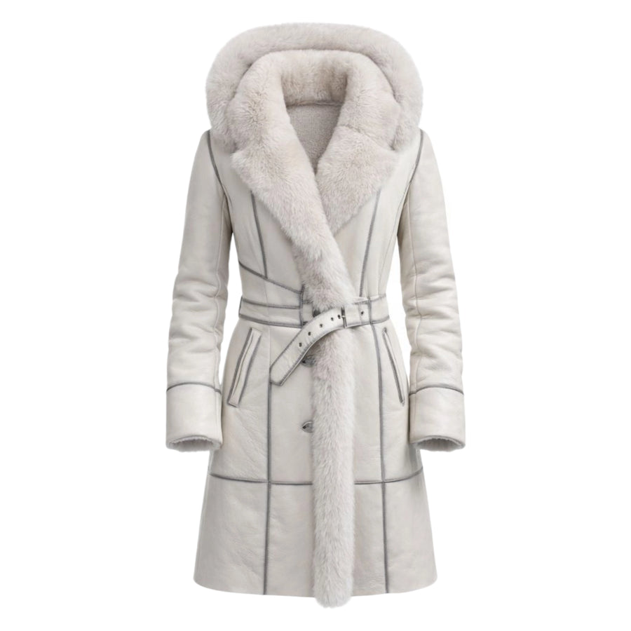 Acro Shearling with Fox Hood and Middle Lining
