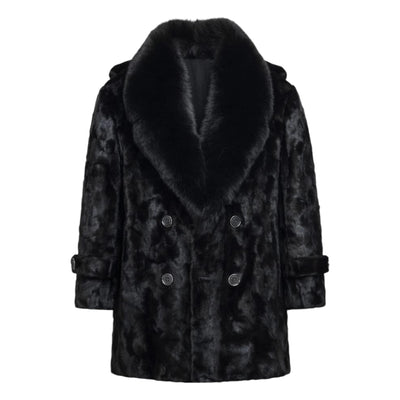 Section Mink Tuxedo with Fox Collar