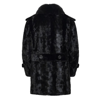 Section Mink Tuxedo with Fox Collar