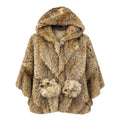 Cat Lynx Cape Designed Jacket With Hood